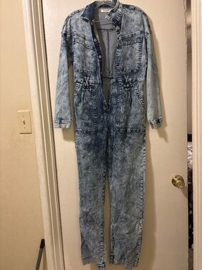Stonewashed jumpsuit